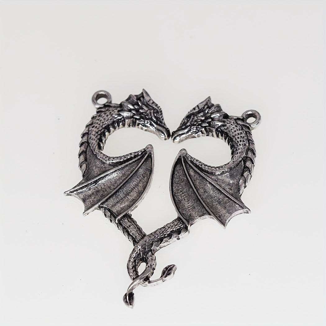 5pcs Viking Dragon Charm For DIY Jewelry Making