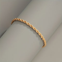 Minimalist Braided Chain Bracelet For Men Daily Decoration Gift
