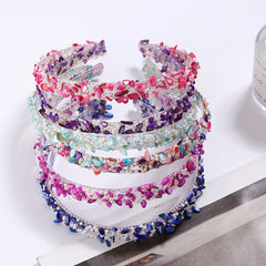 Colorful Crystal Crackle Headband Hair Accessories