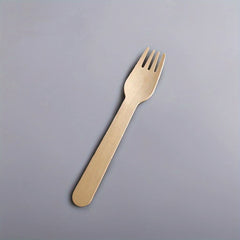 100pcs Disposable Wooden Cutlery Spoons Knives Forks Pack