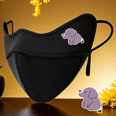 5D Warm Mask with Elephant Pattern