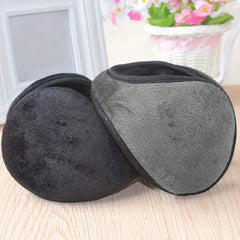 Classic Winter Ear Muffs Thickened Polyester Warm Ear Covers Unisex Hand Wash