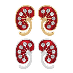 Lung Shape Enamel Brooch Lapel Pin Medical Jewelry Accessories