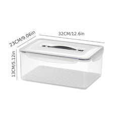 Large Capacity Drain Sealing Box with Lids & Removable Tray