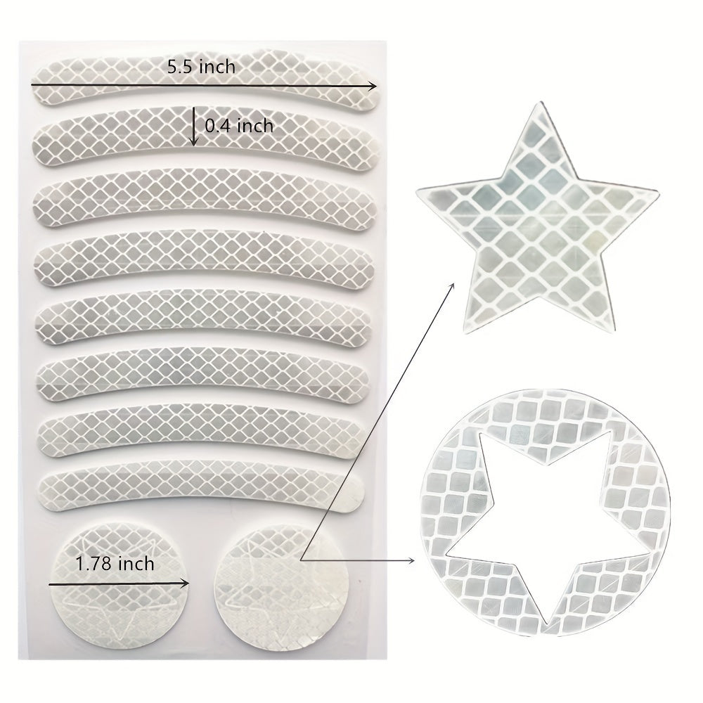 Reflective Stickers for Car Wheel Hub and Tire Rim - Enhance Roadway Safety