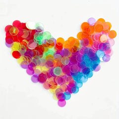 50pcs-300pcs Transparent 8 Counting Markers Clear Counter