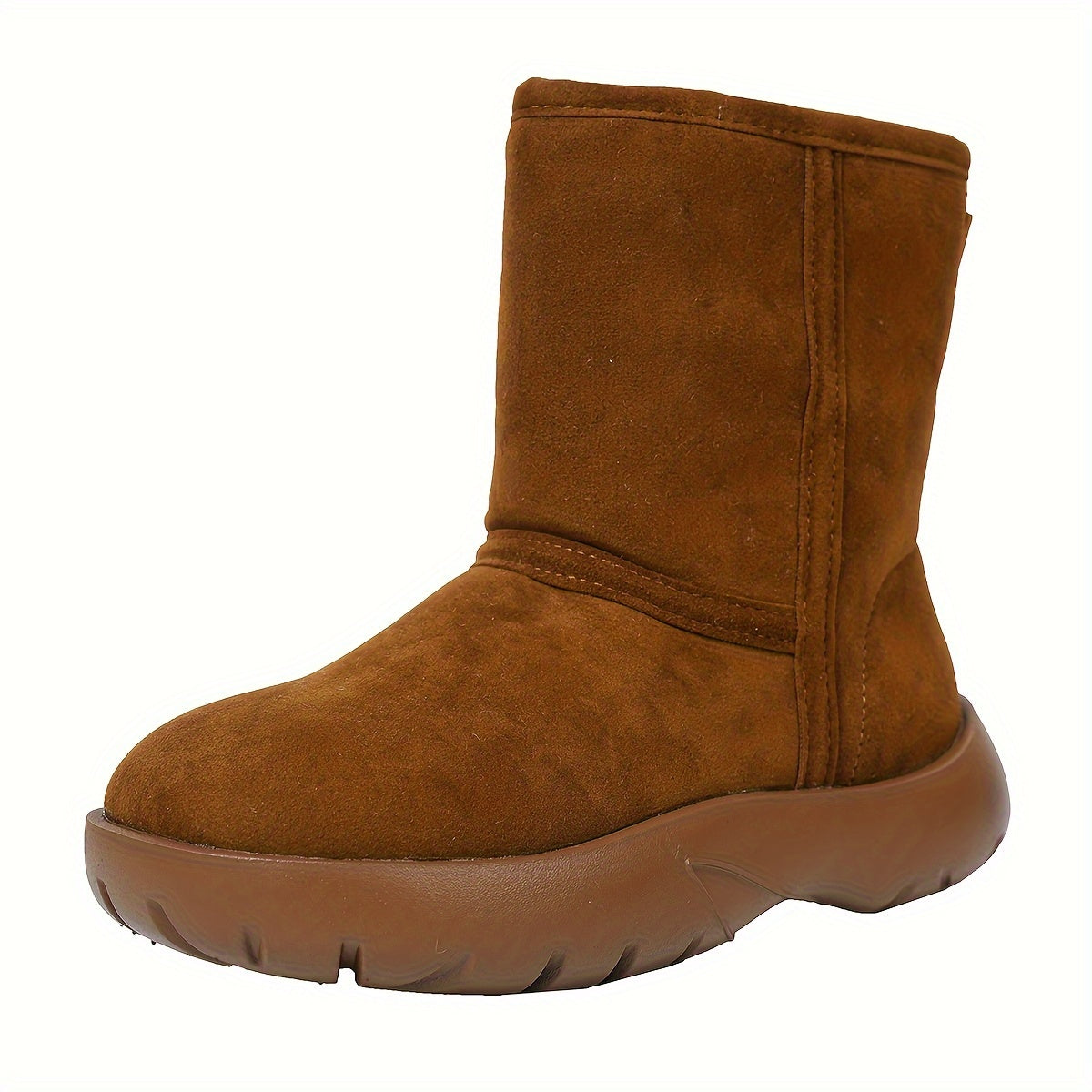 Women's Winter Snow Boots Faux Fur Lined Comfortable Non-slip Mid Calf Boots