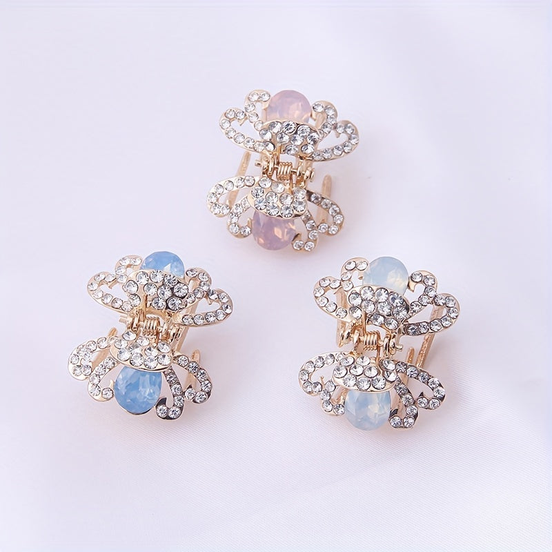 Crystal Shark Claw Hair Claw Rhinestone Head Jewelry