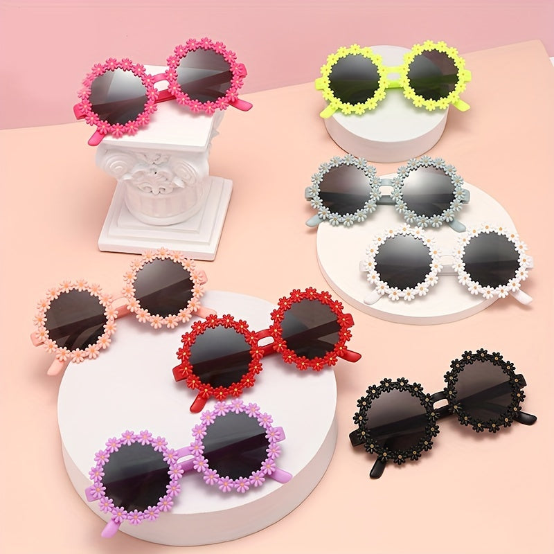 Y2K Daisy Frame Sunglasses UV Protection Girls Accessories