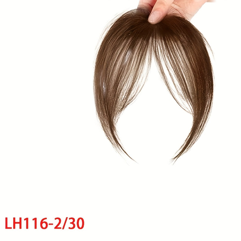 Natural Style Clip On Bangs 8 Inch Straight Hair Extension