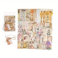 100 Sheets Vintage Paper for DIY Planner Scrapbook & More