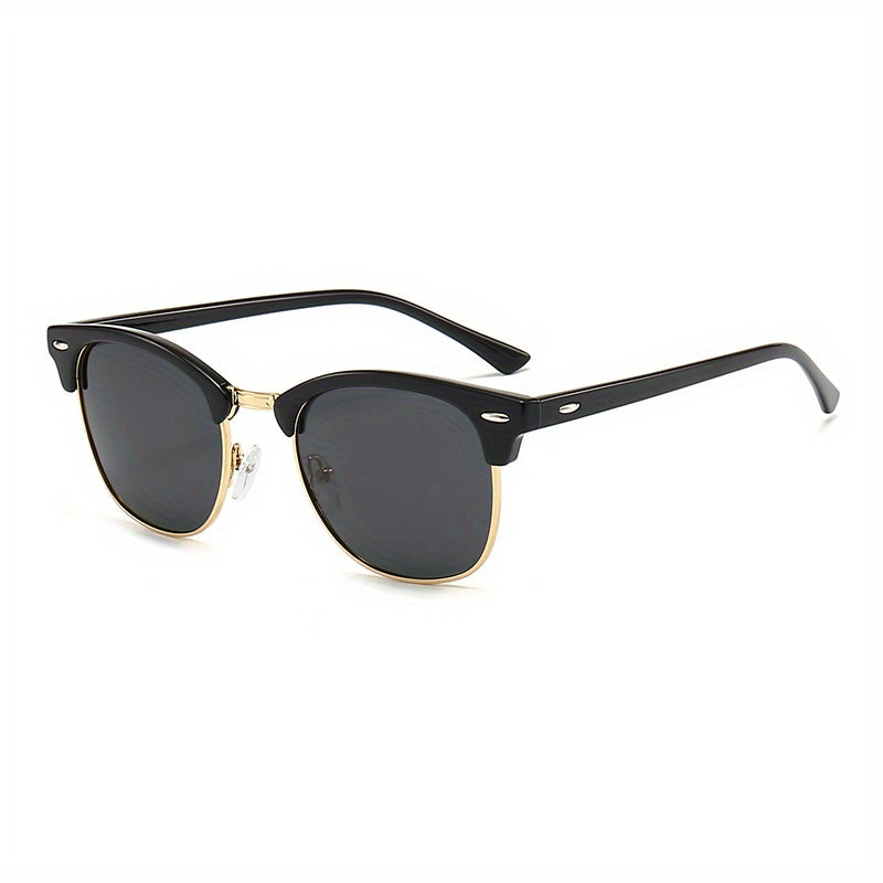 Men's Square Frame Polarized Sunglasses UV Protection