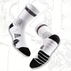 Veidoorn Basketball Socks Compression Thickened Crew Socks