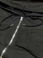 Women's Plus Zipper Long Sleeve Coat & Pants Set