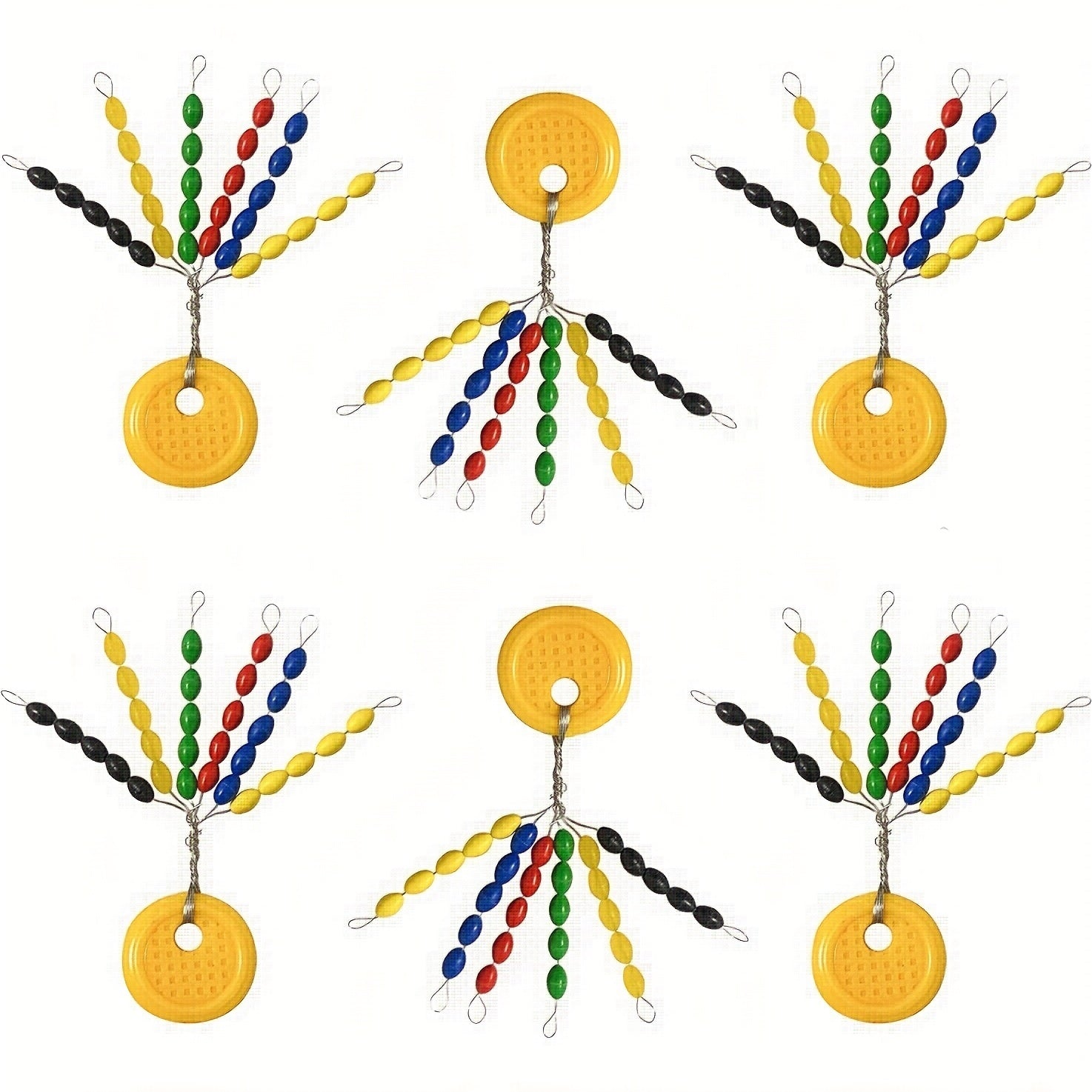 Colorful Rubber Space Bean Bobber Stopper for Accurate Casting