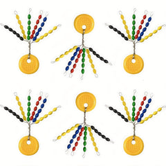 Colorful Rubber Space Bean Bobber Stopper for Accurate Casting