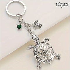 10pcs Turtle Keychain Bag Purse Pendant Accessories