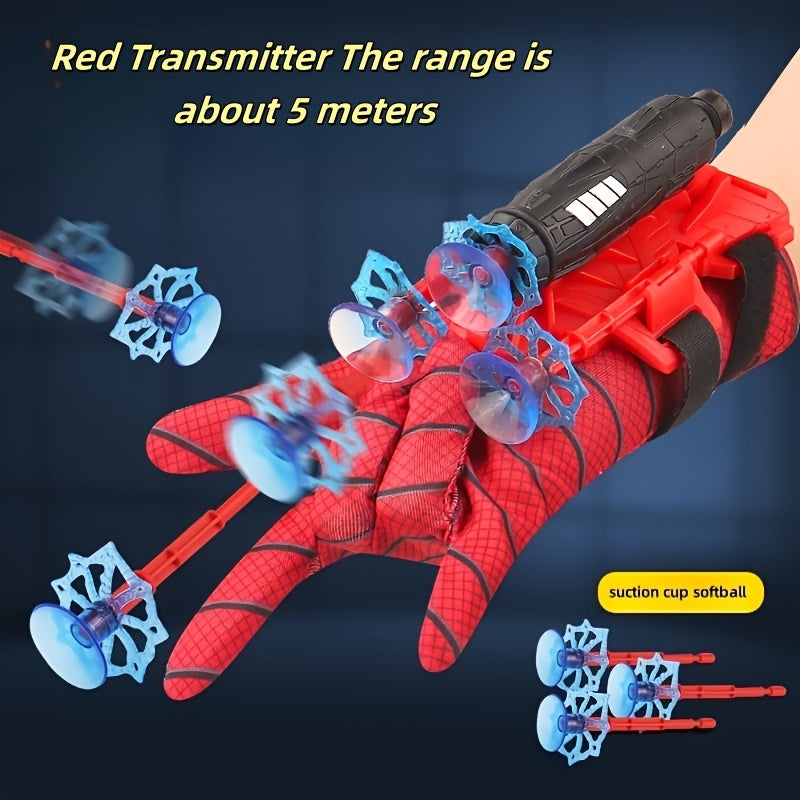 Spider Gloves & Web Launcher Hero Movie Set Gift