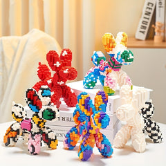 Balloon Dog Building Block Set - Festive Home Decor Gift