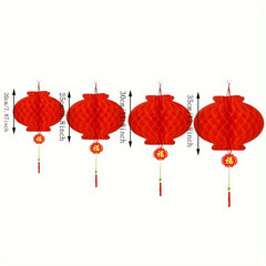 10pcs Honeycomb Small Lantern Wedding Arrangement Outdoor Waterproof Lantern