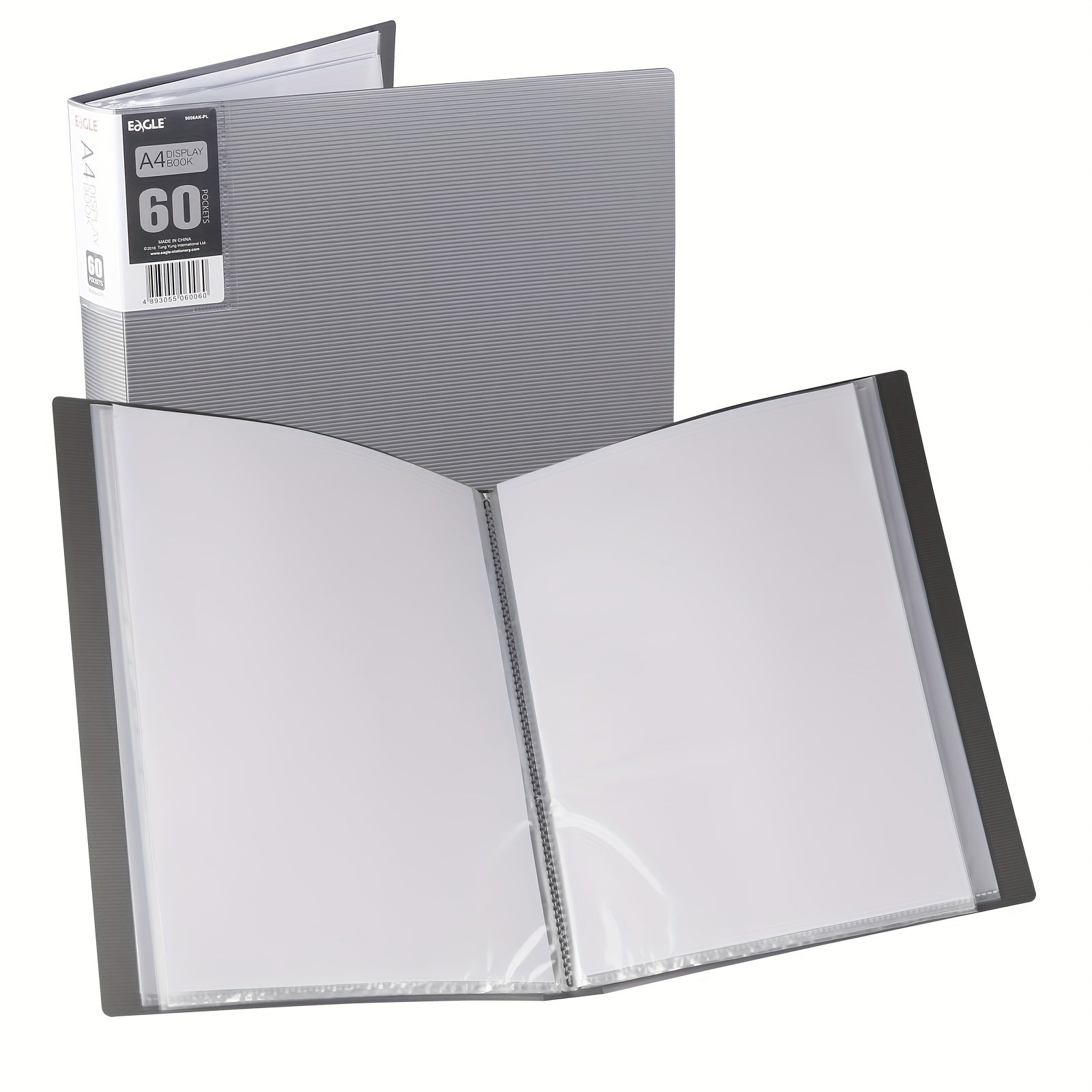 60 Pocket 8.5X11 Binder with Plastic Sleeves