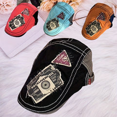 Adjustable Ear Protection Newsboy Cap Punk Style