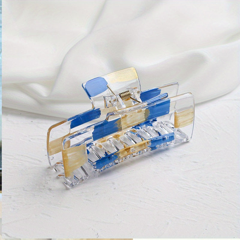 Transparent Hair Claw Large Shark Claw Ponytail Holder Hair Accessory