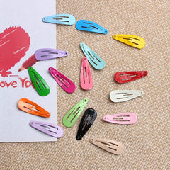 30pcs Assorted Glossy Snap Prong Hair Clips for Ladies Girls Hair Bows