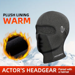 Cycling Full Face Mask Velvet Warm Headgear Motorcycle Liner