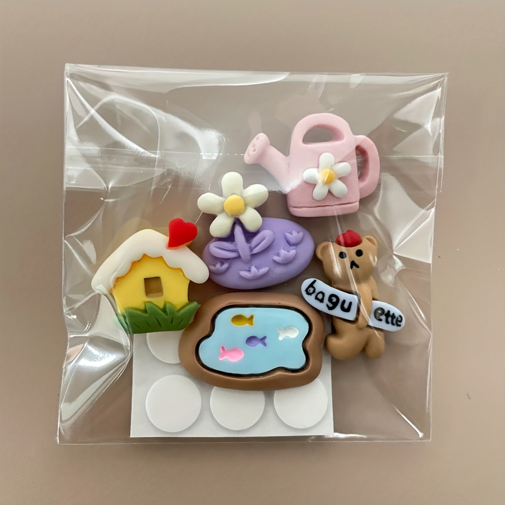 Cartoon Cream Glue Resin Jewelry Patches DIY Accessories
