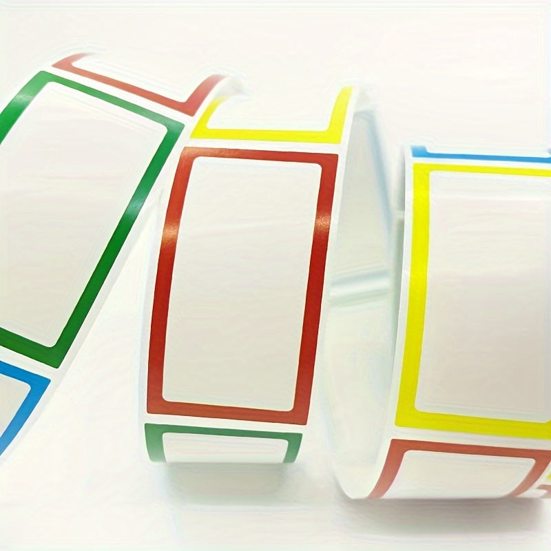 Self-Adhesive Large Label Stickers, Blank Handwritten Product Label Rolls
