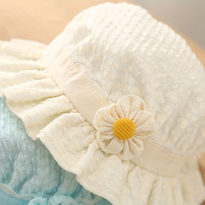 Princess Hats Wide Brim Fisherman Hat for Baby Girls