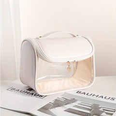 Transparent Cosmetic Bag Portable Toiletry Wash Handbag