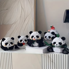 4700pcs Panda Building Blocks Thanksgiving Graduation Valentine'S