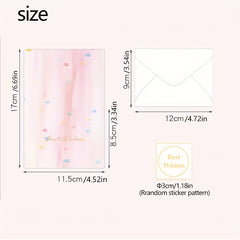 Baby Thank You Greeting Card - Couple Blessing Words
