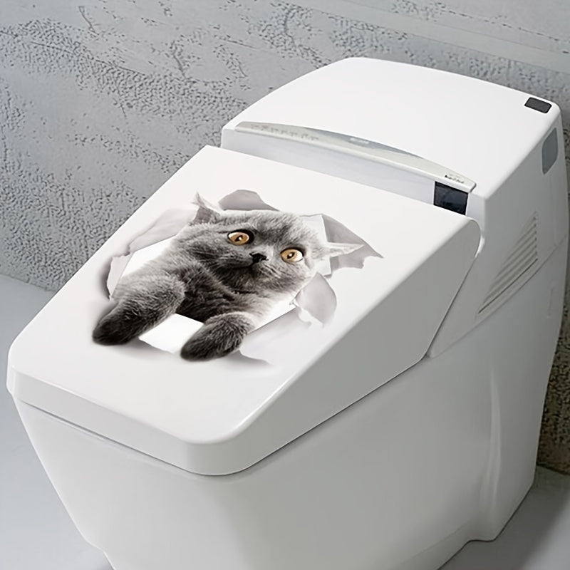 Adorable Kitten Wall Stickers - Cute Home Decor Accent