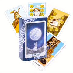 Lunalapin Rabbit Tarot Deck - Fun Tarot Game for Friends