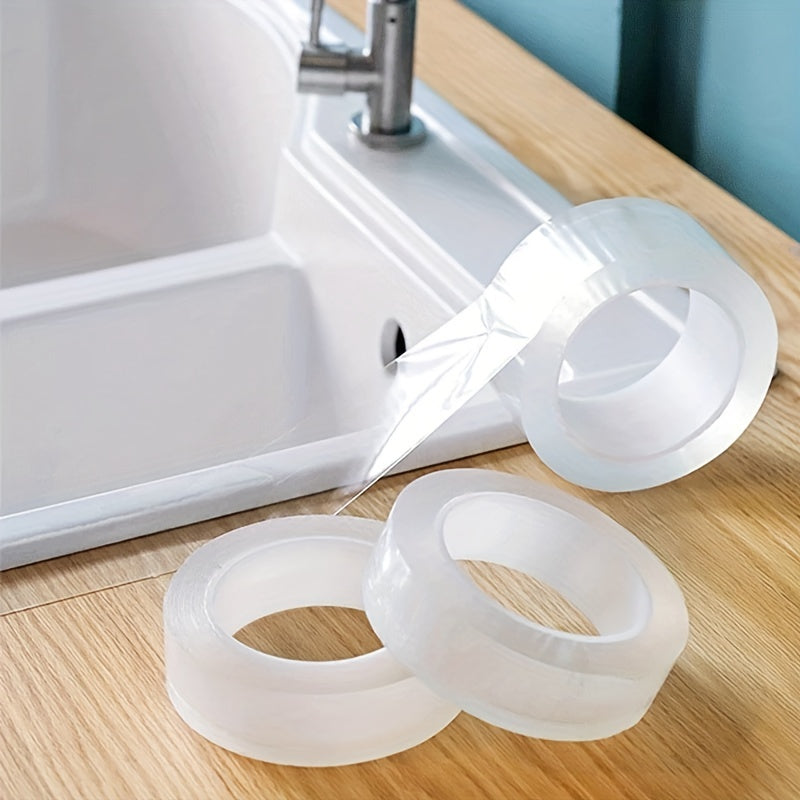 Self Adhesive Caulk Strip for Countertop Sink Bathroom Shower Toilet - Clear