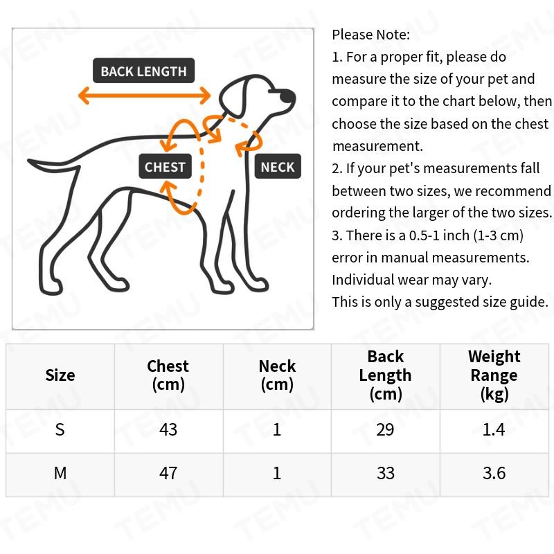 Cartoon Waterproof Pet Raincoat for Small and Medium Dogs