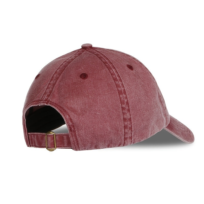 Washed Cotton Shark Snapback Baseball Cap Dad Hat