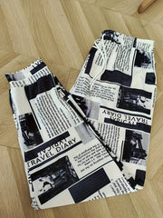 Women's Plus Pop Art Print Jogger Trousers