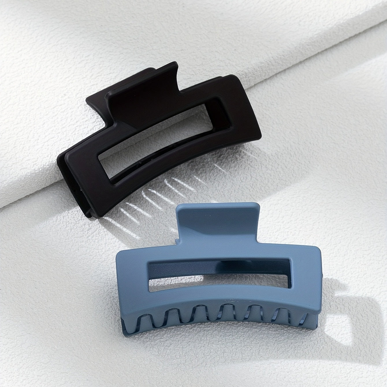Matte Square Hair Claw Nonslip Shark Claw For Women Girls