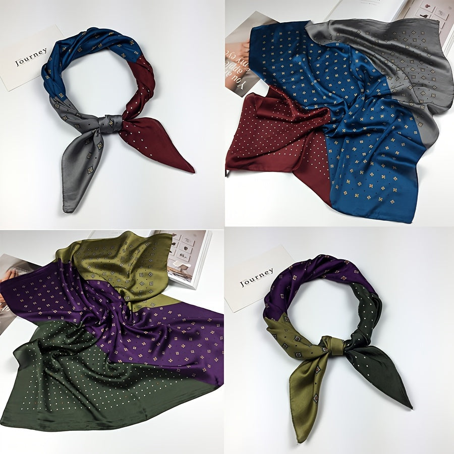 Gentleman Retro Silk Scarf Square Scarf