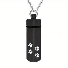 Pet Memorial Cremation Necklace for Dog Ashes