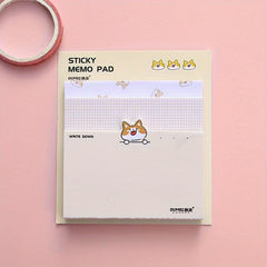 Creative Girl Cartoon Note Book Message Paper Non-sticky Non-adhesive Memo Paper