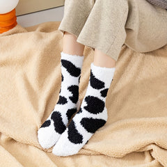 Soft Plush Mid Tube Socks Women's Stockings