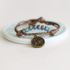 12 Constellation Retro Bracelet for Men