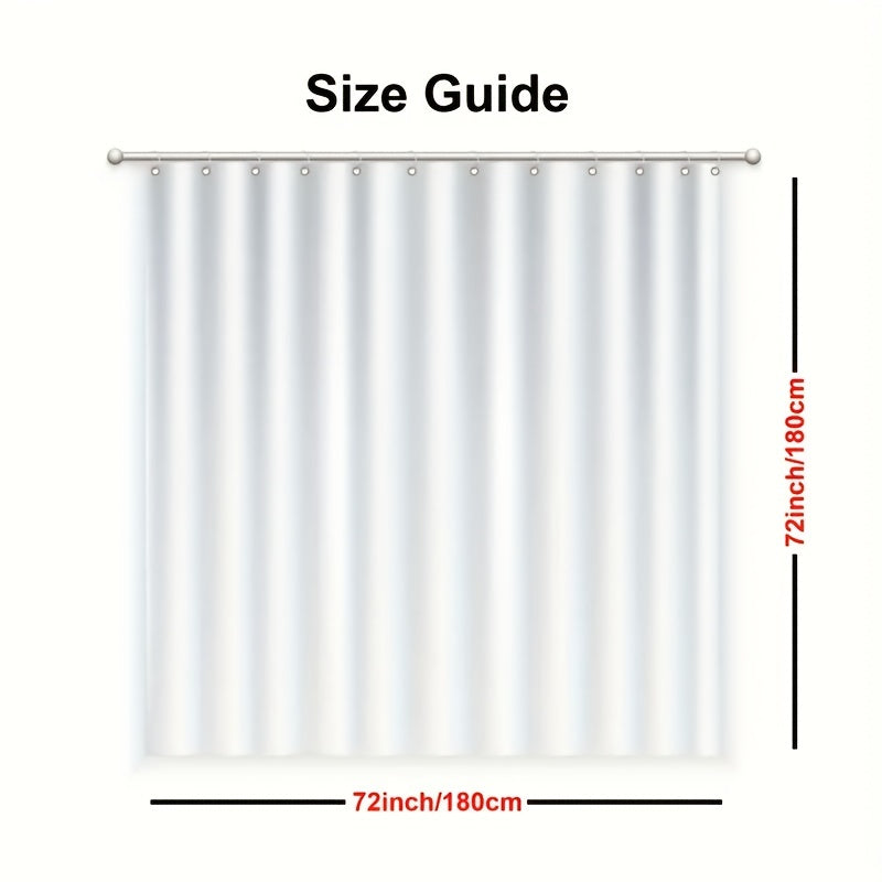 Pink Stripe Shower Curtain Waterproof Mildew Proof Bathroom Decor