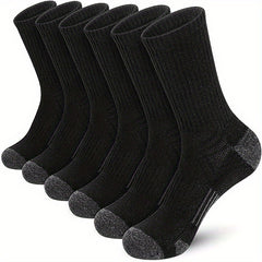 5 Pairs Cotton Basketball Sports Crew Socks US7 10 5