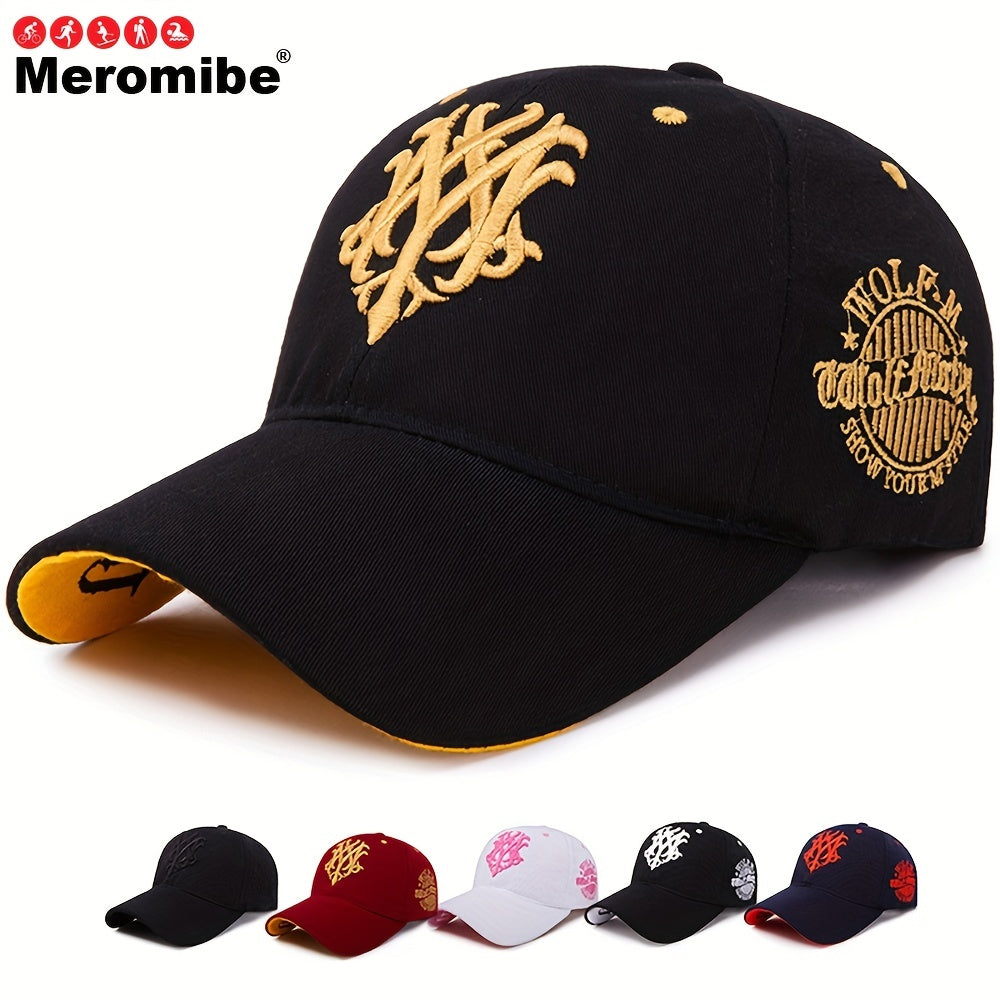 Embroidered Baseball Cap for Men Adjustable Sun Protection Hat